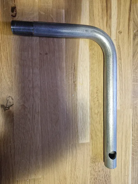 Gebogenes Rohr